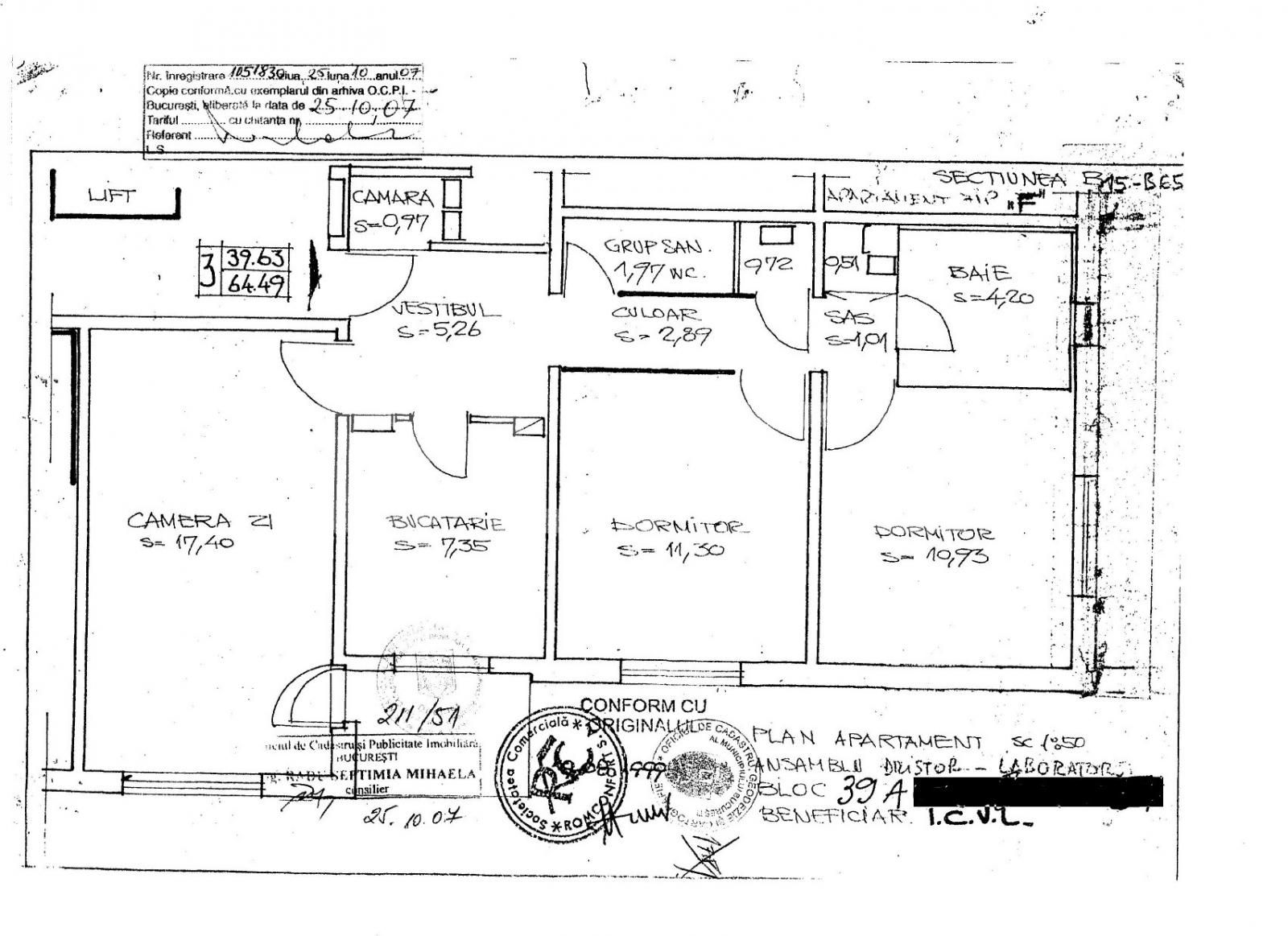 Apartament de vânzare 3 camere Dristor - 110253AV | BLITZ București | Poza1