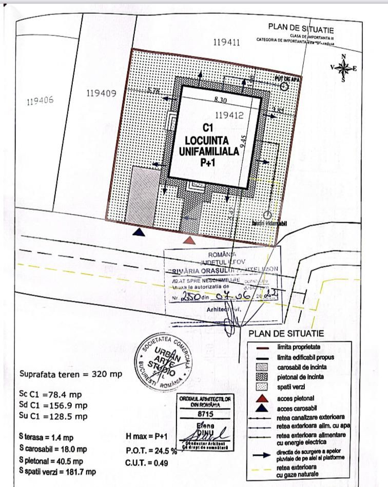 Casa noua 5 camere, 129 mp, teren 320 mp, Pantelimon