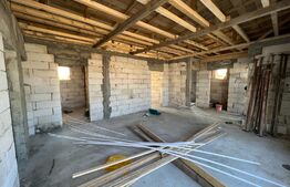 OPORTUNITATE! Casa in constructie, 4 camere, 110mp utili, teren 350mp, oras Pantelimon