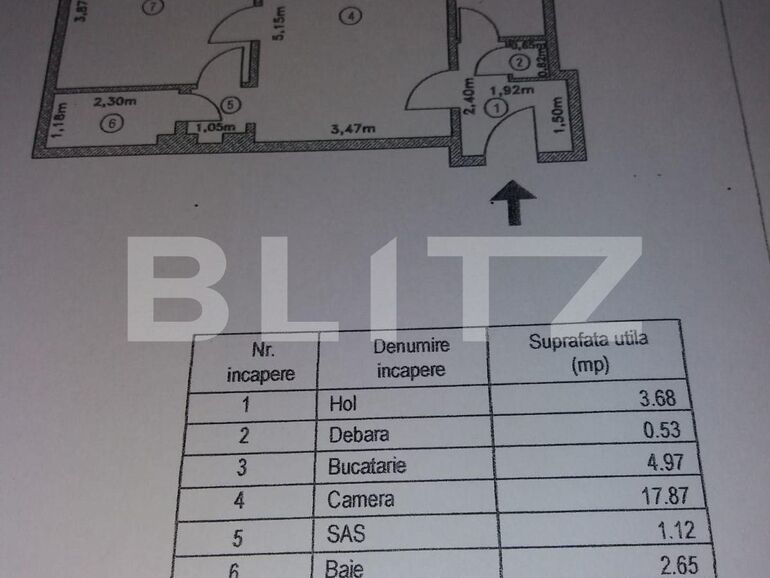 Apartament de vânzare 2 camere Ultracentral - 110610AV | BLITZ București | Poza1