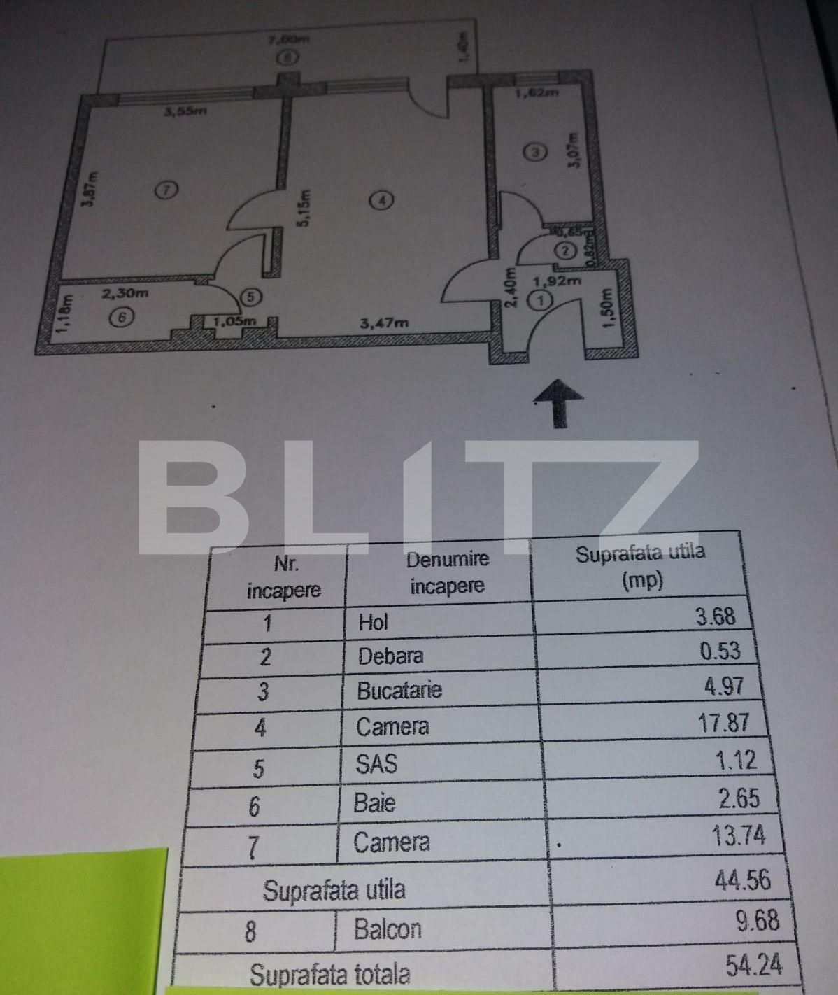 Apartament de vânzare 2 camere Ultracentral - 110610AV | BLITZ București | Poza1