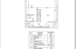 Vila de tip dublex, 115 mp utili, terasa 50 mp, zona Pipera