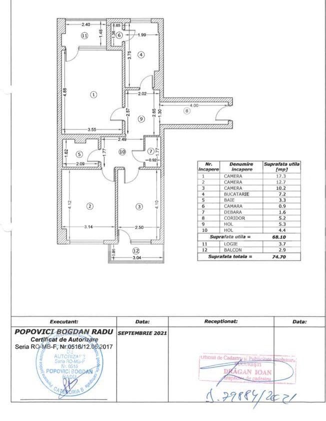 Apartament 3 camere, sos. Pantelimon | Poza1