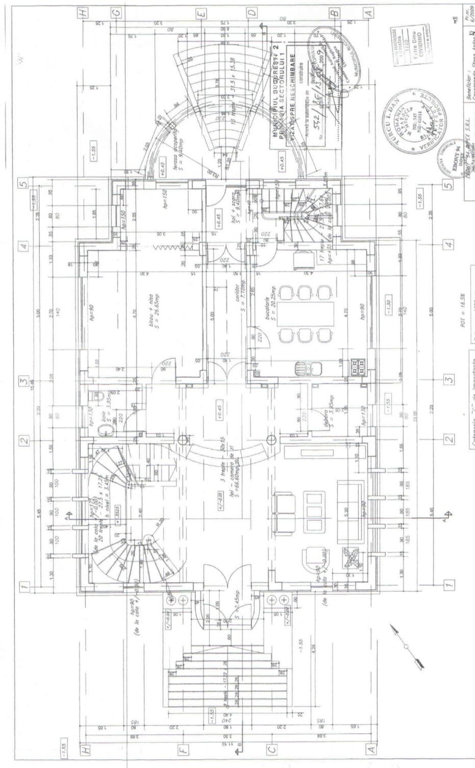 Vila de lux 11 camere, 545 mp, teren 1000 mp, Bucurestii Noi 