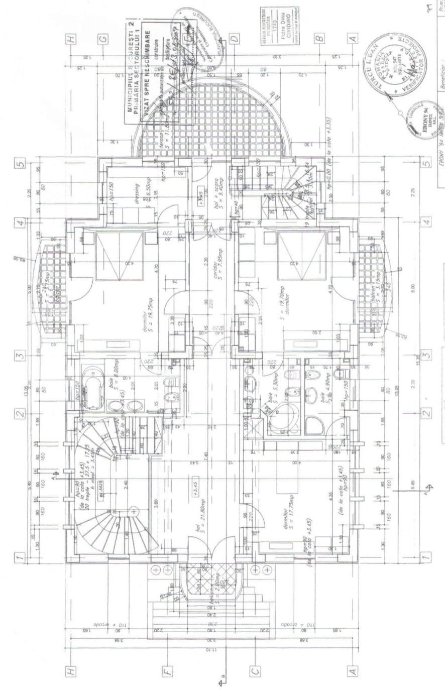 Vila de lux 11 camere, 545 mp, teren 1000 mp, Bucurestii Noi 