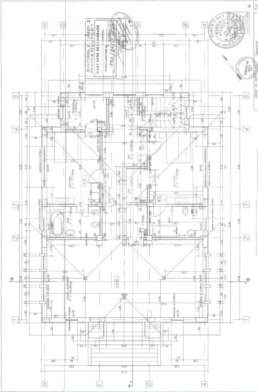 Vila de lux 11 camere, 545 mp, teren 1000 mp, Bucurestii Noi 