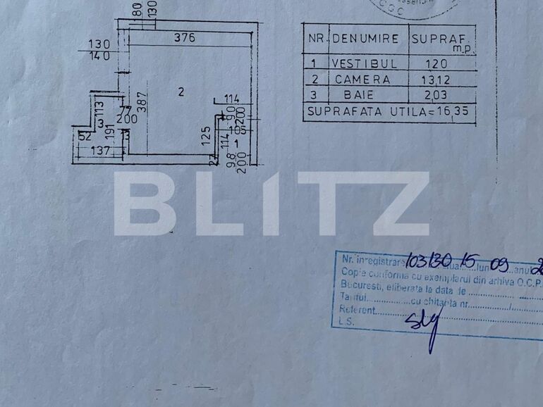 Garsonieră de vânzare Ultracentral - 111570AV | BLITZ București | Poza1