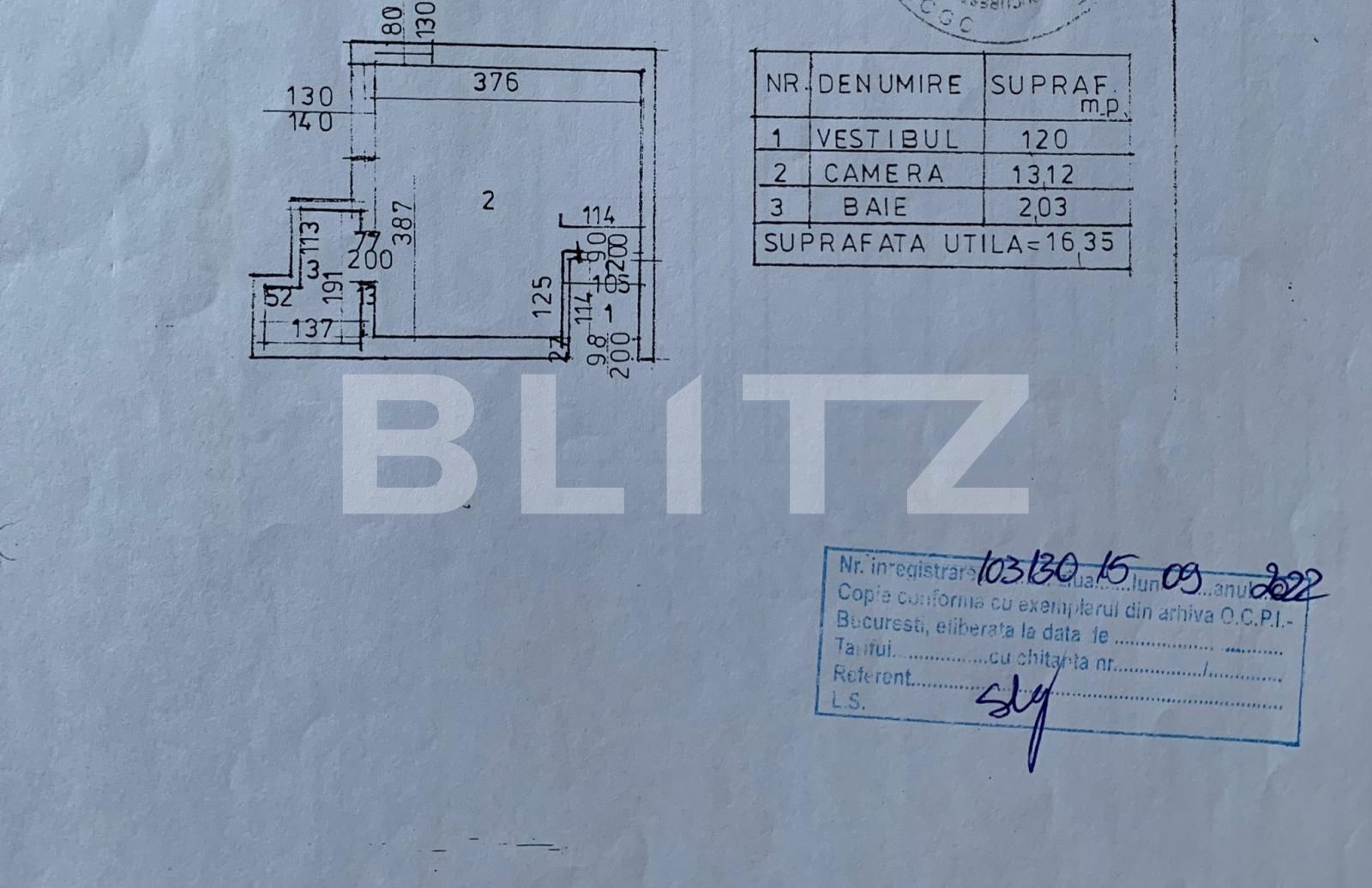 Garsonieră de vânzare Ultracentral - 111570AV | BLITZ București | Poza1