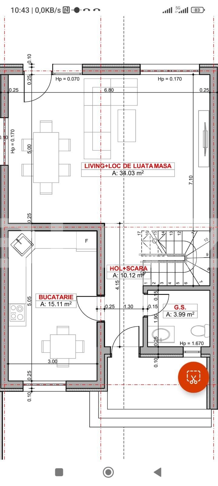 Ocazie! Casa cu 3 dormitoare, 3 bai, Fundeni