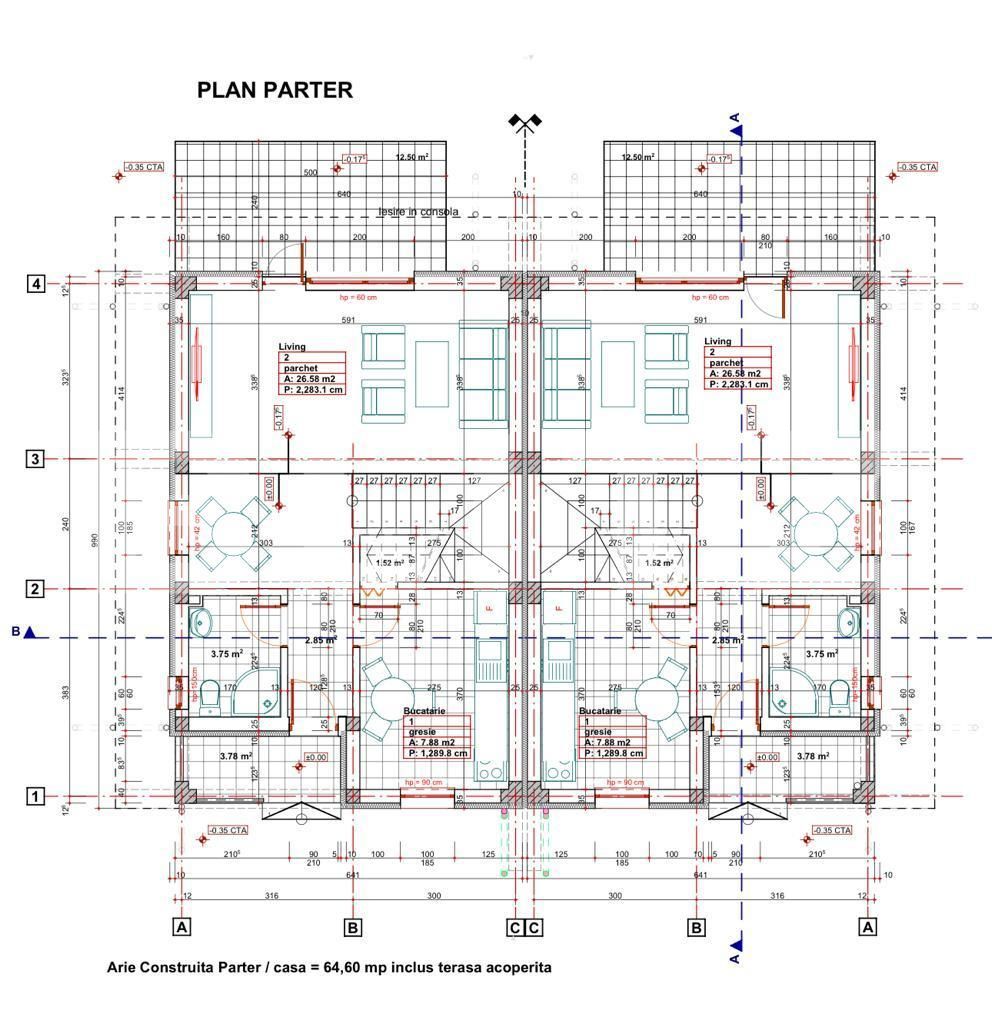 Duplex cu 3 dormitoare, 3 bai, P+1, 100mp, zona linistita langa lacul Cernica, Pantelimon