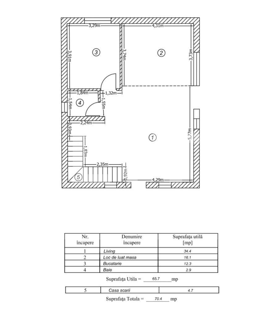 Casa individuala in apropierea lacului Cernica, 3 camere, 140 mp