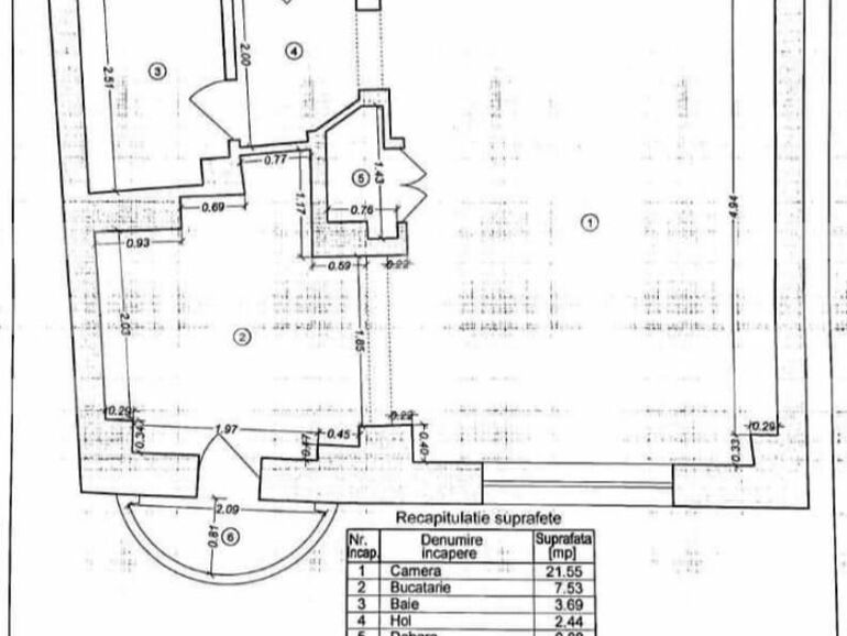 Garsonieră de vânzare Unirii - 112952AV | BLITZ București | Poza1