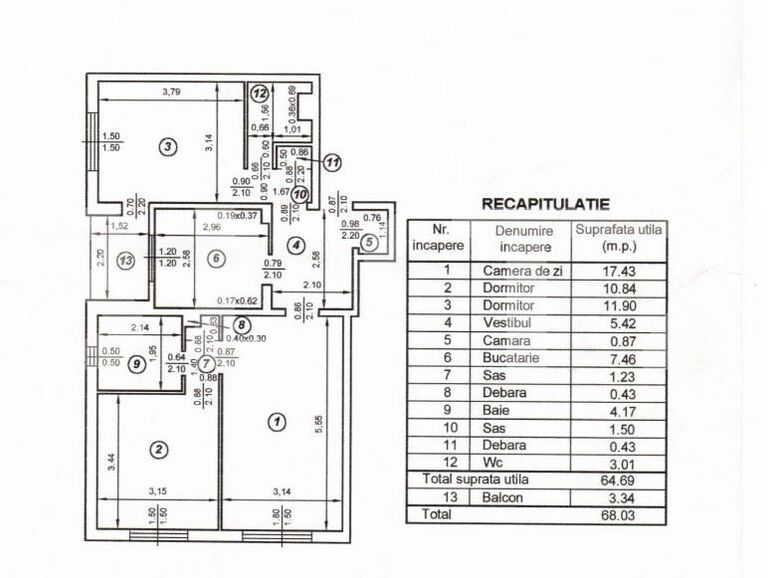 Apartament de vânzare 3 camere Titan - 113284AV | BLITZ București | Poza1