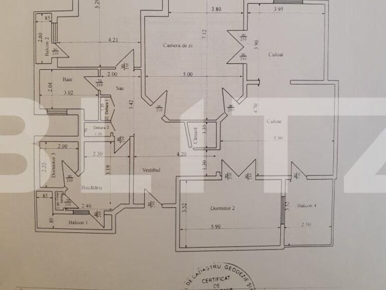 Apartament de vânzare 4+ camere Ultracentral - 114026AV | BLITZ București | Poza1