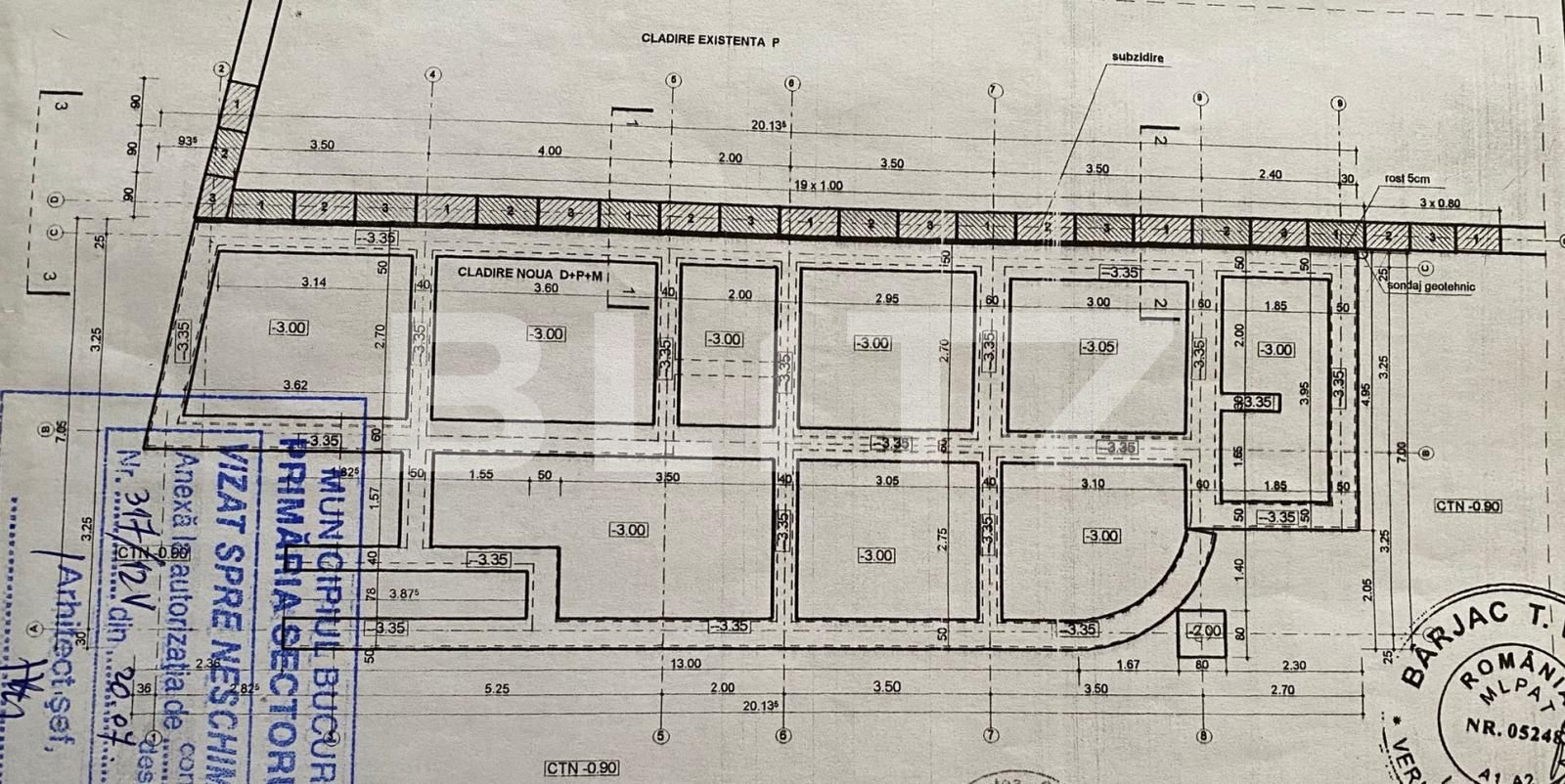 Casa 10 camere, teren 300mp, 420mp utili, D+P+1, Central