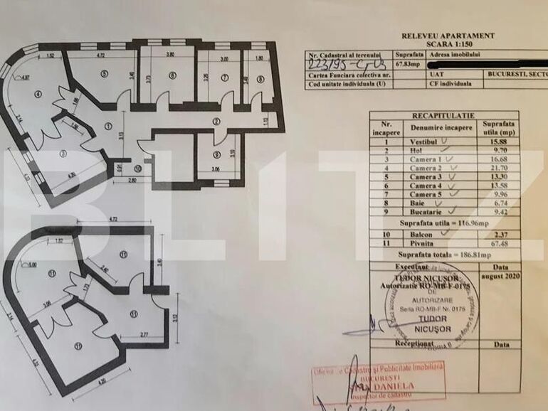 Apartament de vânzare 4+ camere Ultracentral - 114750AV | BLITZ București | Poza1