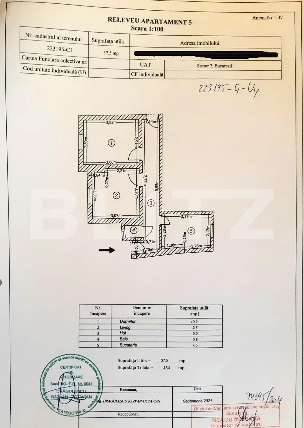 Apartament 5 camere , 155 MP, Zona Rosetti