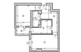 Apartament de doua camere decomandate in bloc nou cu bucatarie inchisa, 58.6mp, balcon 3.9mp, metrou Jiului
