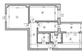 Apartament de trei camere decomandate, 73mp, metrou Jiului