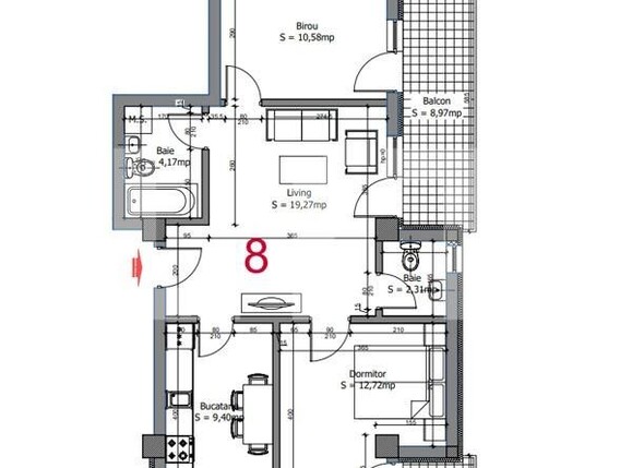 Apartament de vânzare 3 camere Otopeni - 115502AV | BLITZ București | Poza2