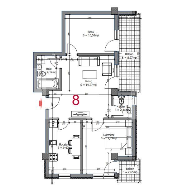 Apartament de vânzare 3 camere Otopeni - 115502AV | BLITZ București | Poza1