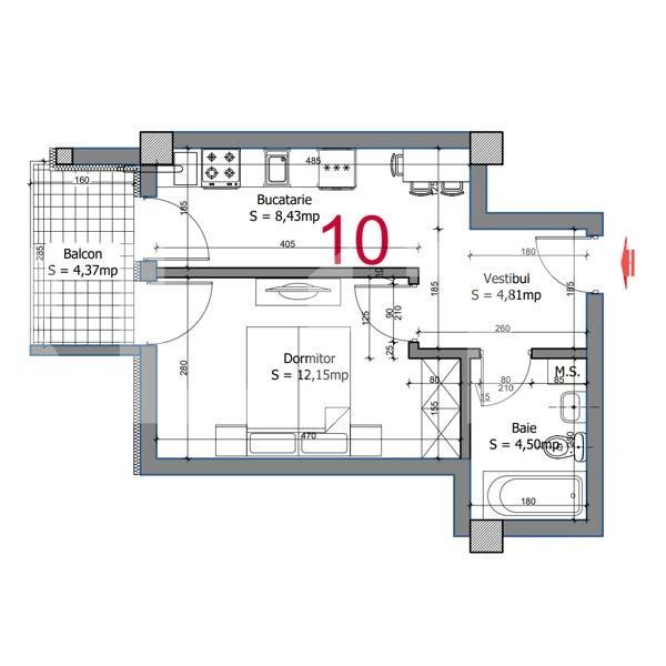 Garsonieră de vânzare Otopeni - 115505AV | BLITZ București | Poza2