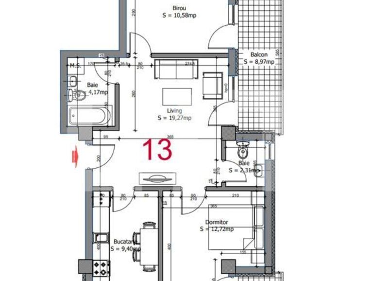 Apartament de vânzare 3 camere Otopeni - 115507AV | BLITZ București | Poza1