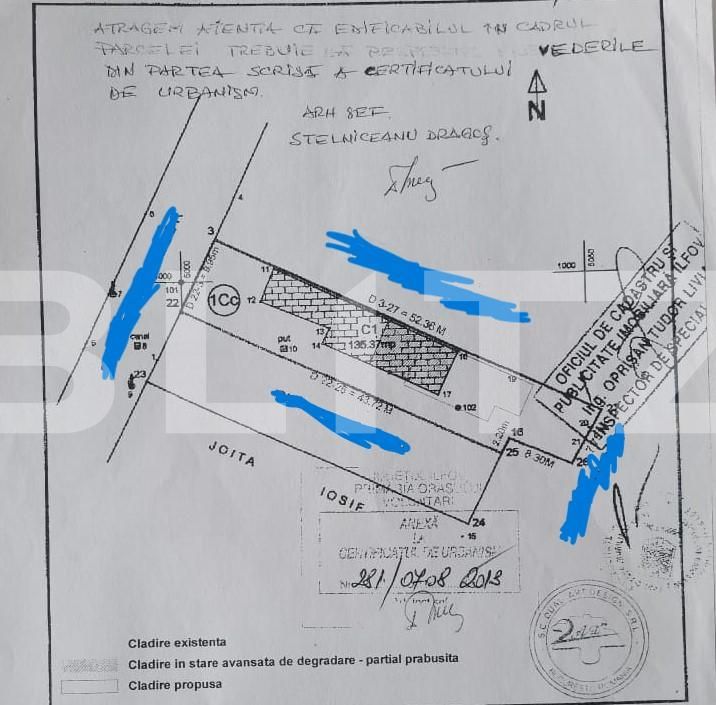 Casa stil bloc P+2+M, 11 camere, teren 500 mp, 80 mp/etaj + casuta in spate 30 mp utili, pretabil firma, Voluntari