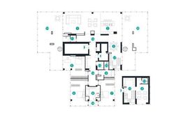 Penthouse cu 5 camere, suprafata utila totala 511.78 mp ce include terasele cu suprafata de 172.2 mp, zona OMV Pipera