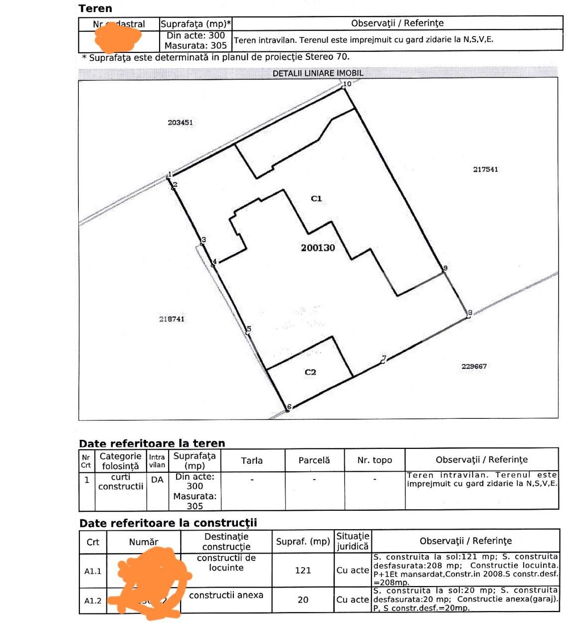 Casa 9 camere, an 2007, 250mp, Andronache, pretabil firma/afterschool