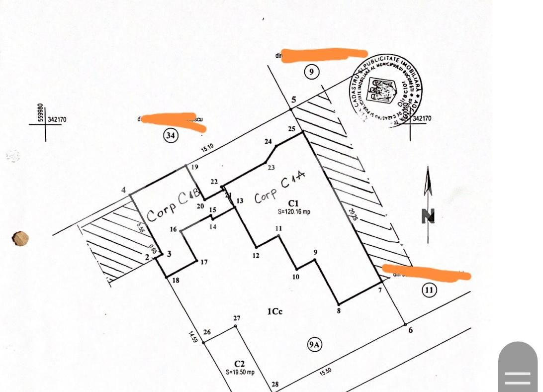 Casa 9 camere, an 2007, 250mp, Andronache, pretabil firma/afterschool