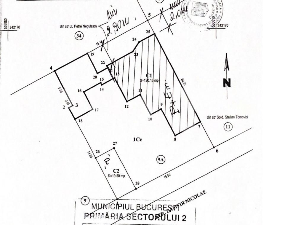 Casa 9 camere, an 2007, 250mp, Andronache, pretabil firma/afterschool