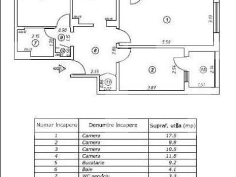 Apartament de vânzare 4 camere Muncii - 116206AV | BLITZ București | Poza1