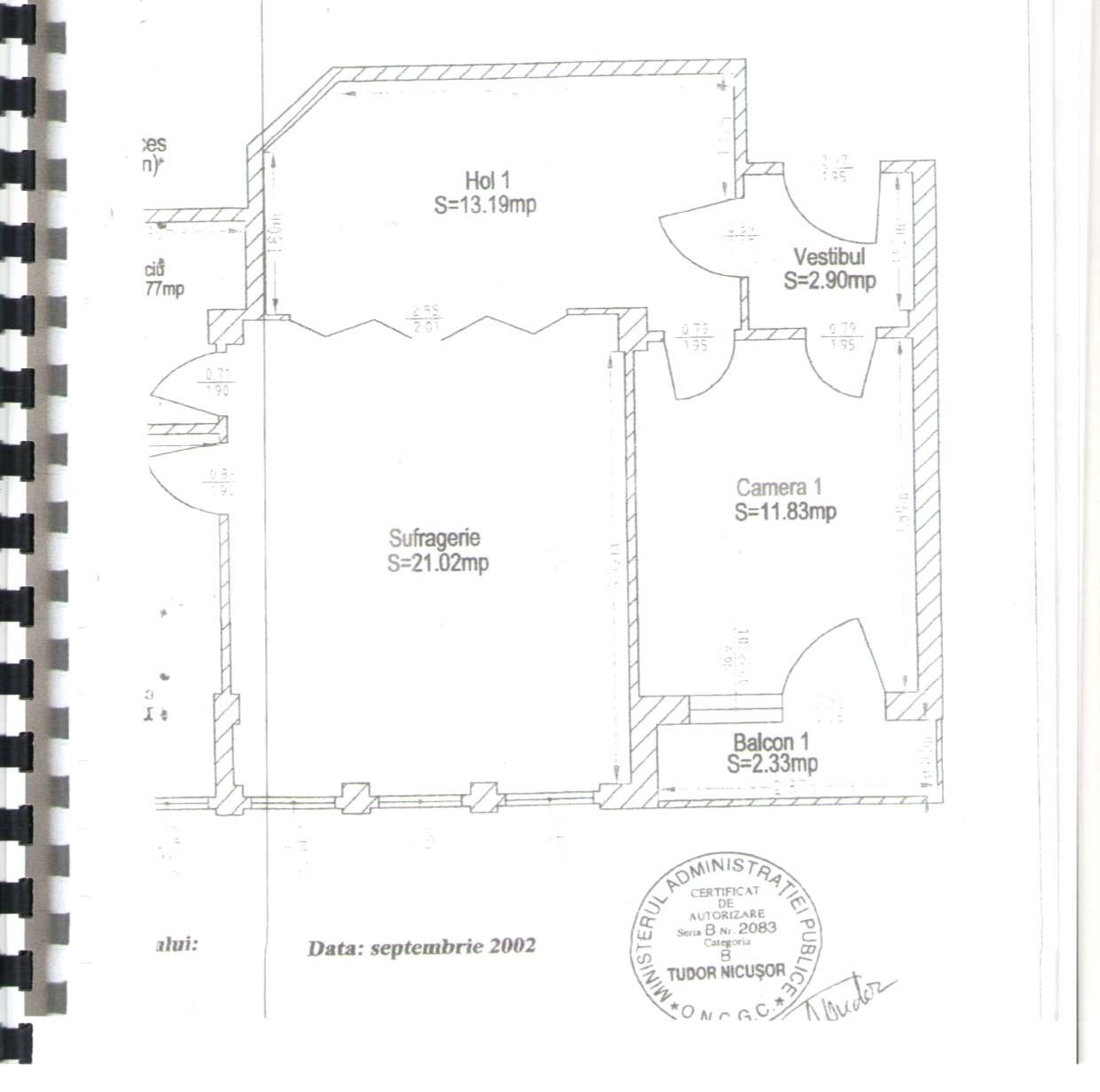 Apartament 5 camere, 110 mp, decomandat, etaj intermediar, Unirii