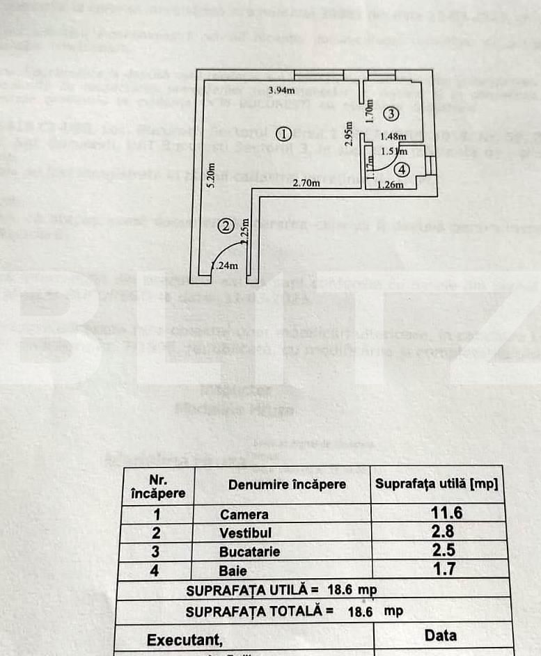Garsonieră de vânzare Titan - 116455AV | BLITZ București | Poza1