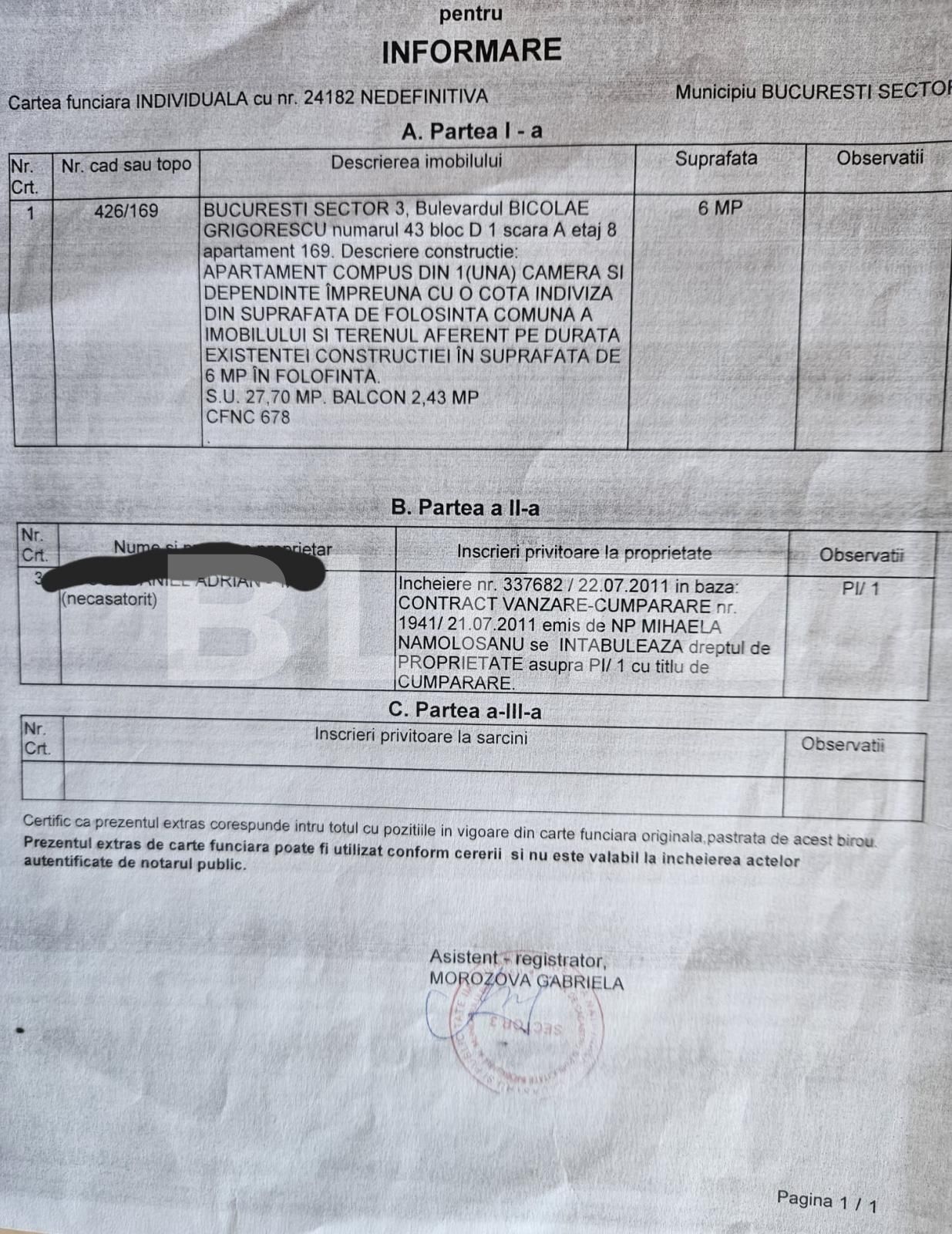 Garsonieră de vânzare Titan - 117016AV | BLITZ București | Poza2