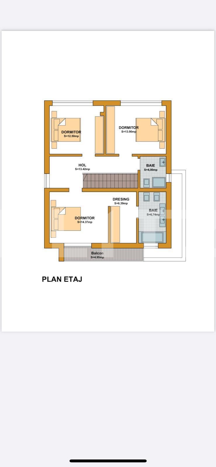  Casa moderna in curs de finisare finala, 4 camere, 145mp utili, teren 334mp, Otopeni-Tunari