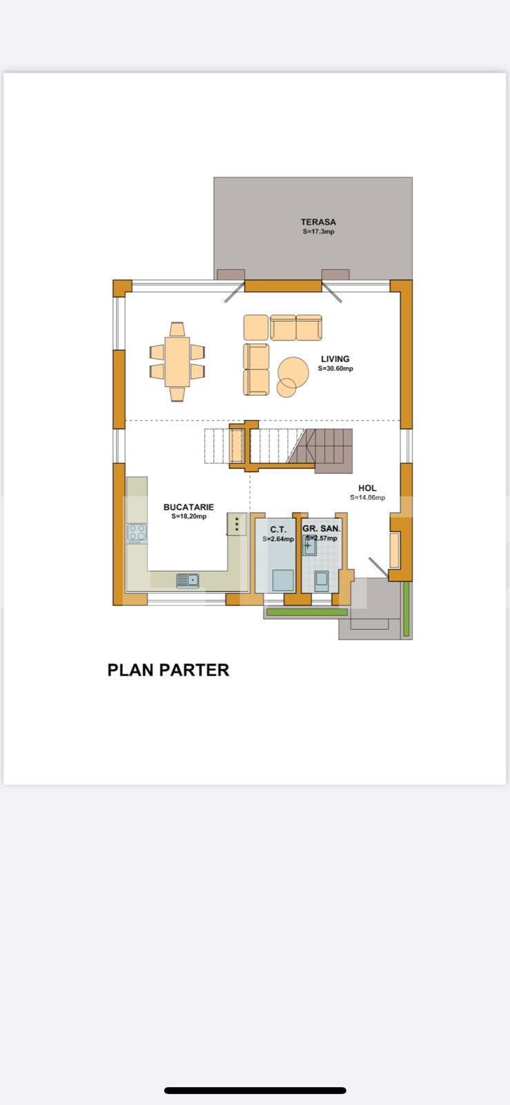  Casa moderna in curs de finisare finala, 4 camere, 145mp utili, teren 334mp, Otopeni-Tunari