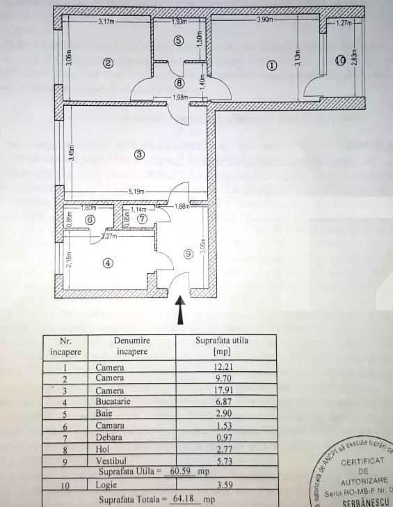 Apartament de vânzare 3 camere Titan - 117360AV | BLITZ București | Poza1