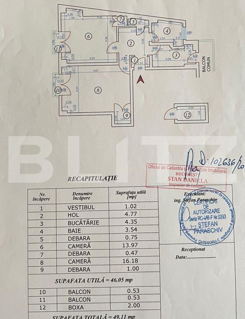 Apartament de vânzare 2 camere Ultracentral - 117572AV | BLITZ București | Poza1