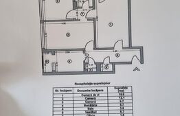 Apartament de 3 camere, 58mp, cu acces din bloc catre Parcul Floreasca