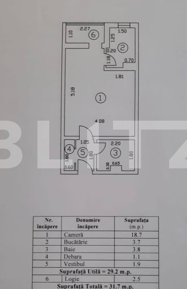 Garsonieră de vânzare Titan - 119009AV | BLITZ București | Poza1