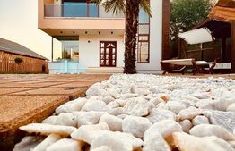 Vila Mediteraneana P+1 cu piscina, 4 camere, 164mp utili, teren 440mp, Corbeanca 