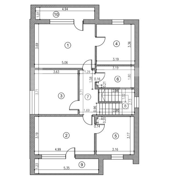 Vila Mediteraneana P+1 cu piscina, 4 camere, 164mp utili, teren 440mp, Corbeanca 