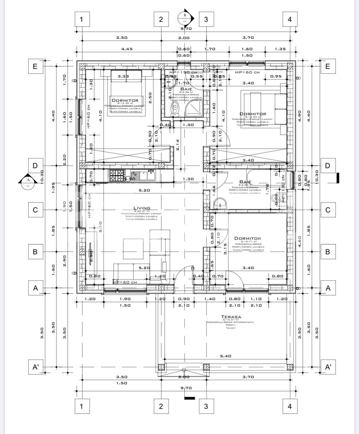 Casa in Ansamblu Rezidential, 3 camere, teren 296 mp, 95mp utili, Afumati 