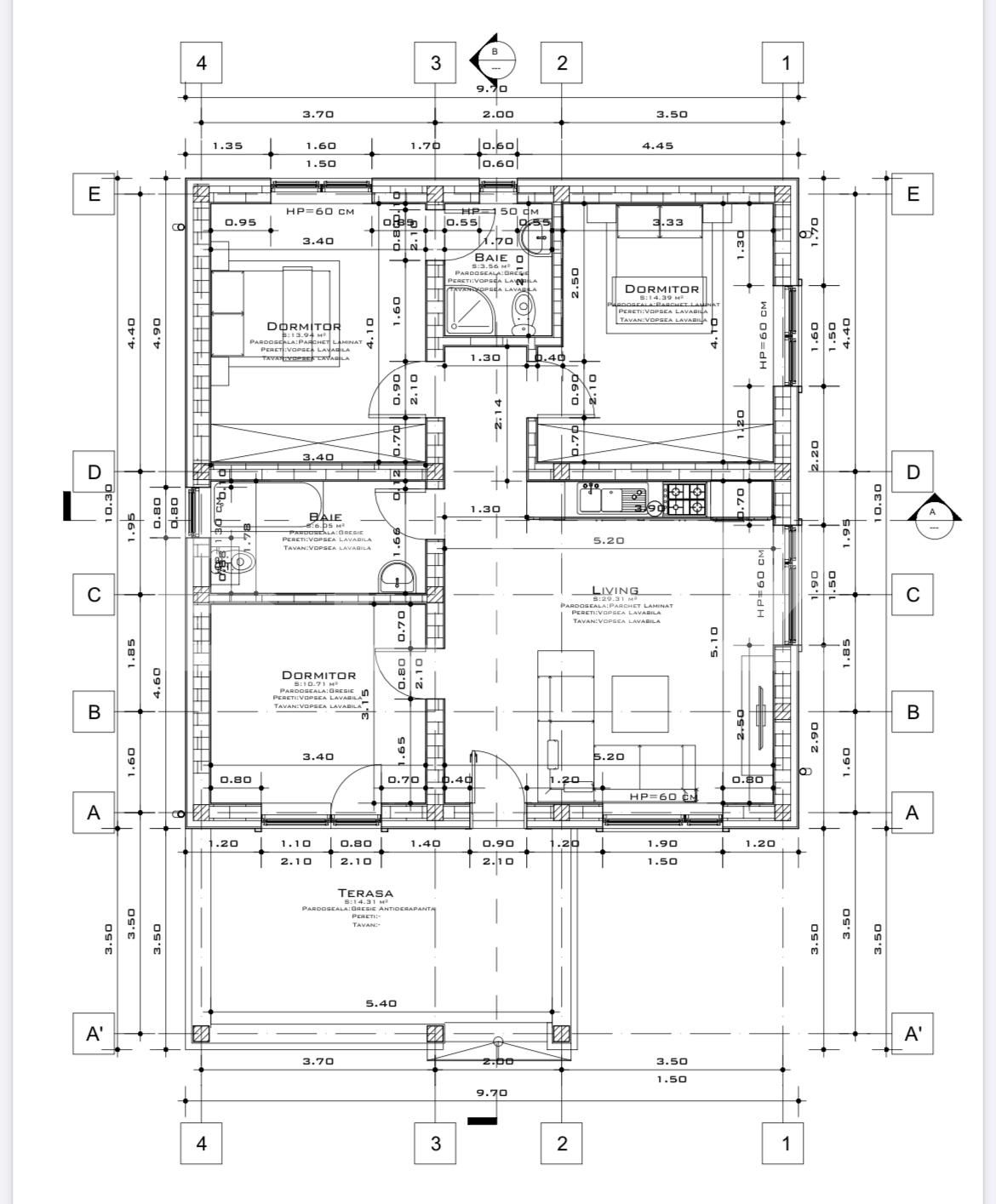 Casa in ansamblu rezidential 3 sau 4 camere, teren 286/296 mp 95mp utili, Afumati