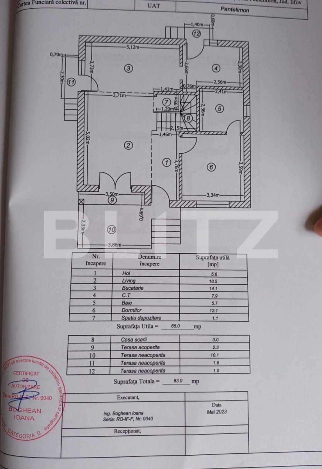 Vila 5 camere, 164 mp utili, 385 mp teren, Pantelimon 