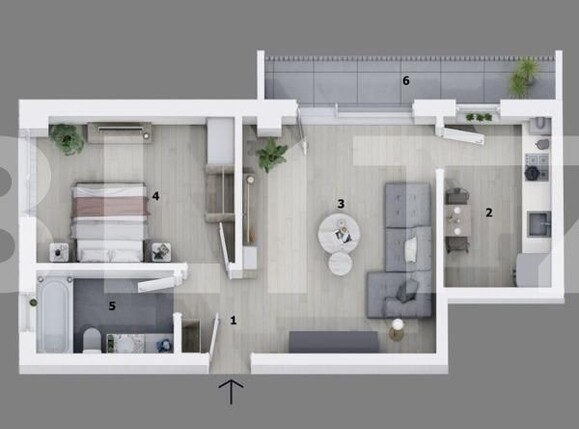 Apartament de vânzare 2 camere Otopeni - 119552AV | BLITZ București | Poza1