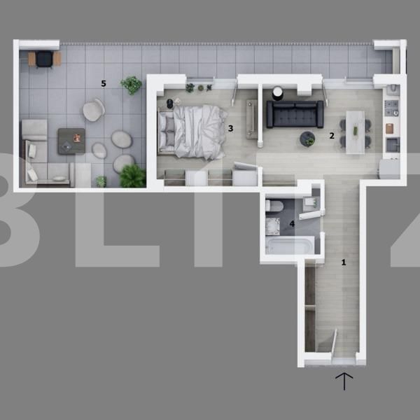 Apartament de vânzare 2 camere Otopeni - 119555AV | BLITZ București | Poza1