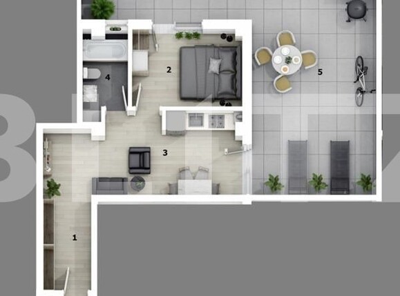 Apartament de vânzare 2 camere Otopeni - 119556AV | BLITZ București | Poza1